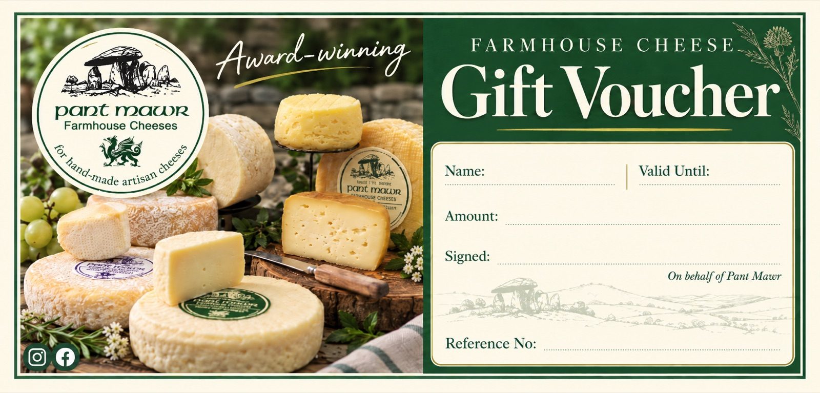 Gift Vouchers from £10 - 50